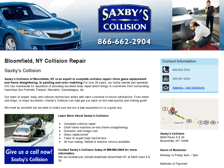 www.saxbyscollision.net