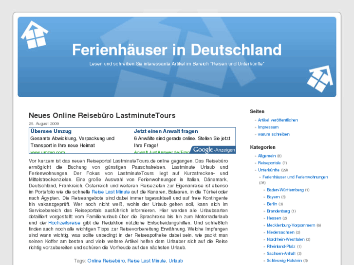www.ferienhaeuser-aus-deutschland.de
