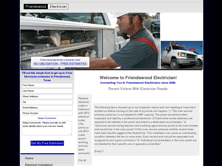 www.friendswoodelectrician.com
