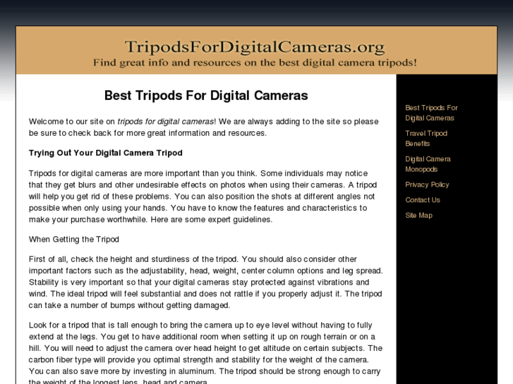 www.tripodsfordigitalcameras.org