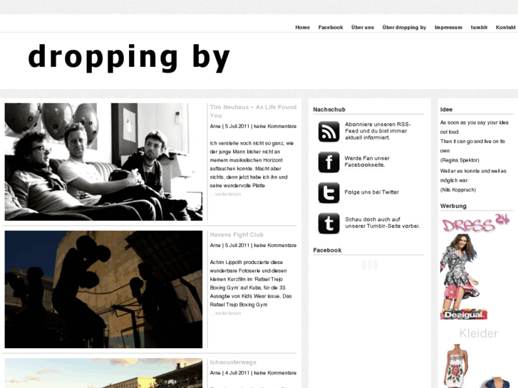 www.droppingby.de
