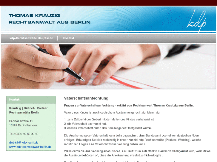 www.rechtsanwalt-vaterschaftsanfechtung.de
