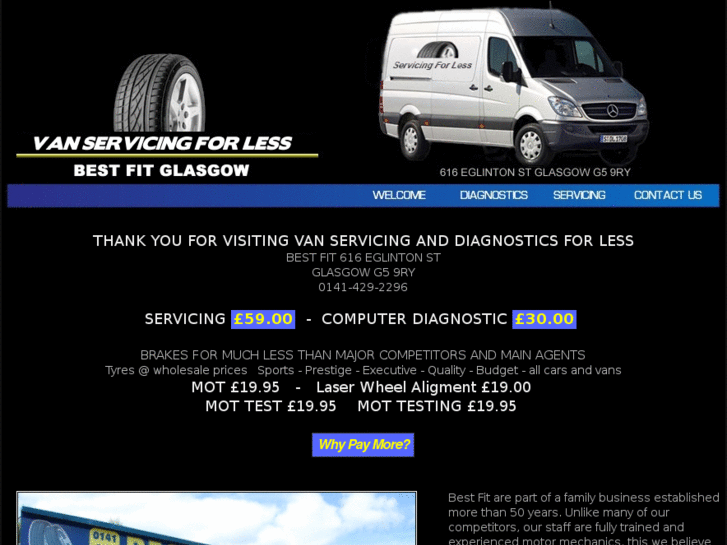 www.vanservicinganddiagnosticforlessatbestfitglasgow.com