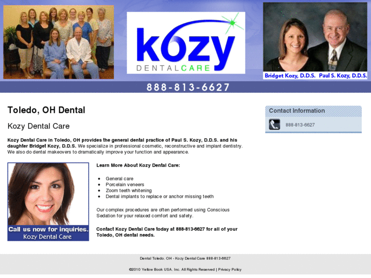 www.kozydentalcaretoledo.com