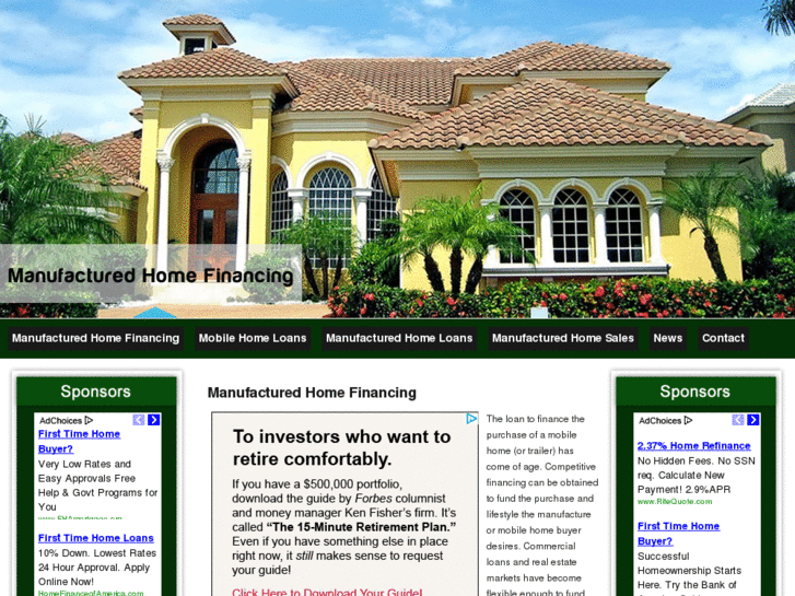 www.manufacturedhomefinancing.net