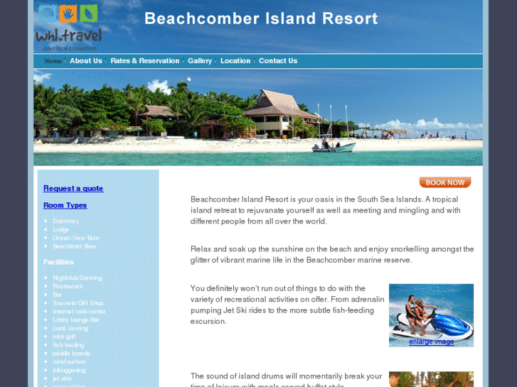 www.beachcomberislandresort.com
