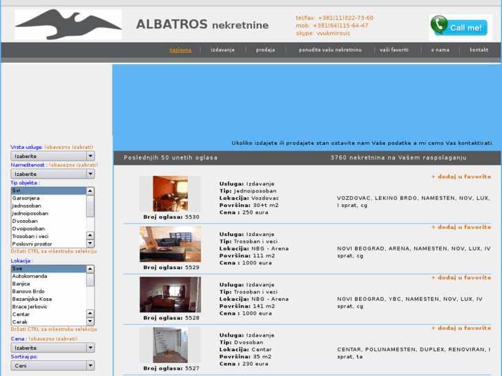 www.albatrosnekretnine.com