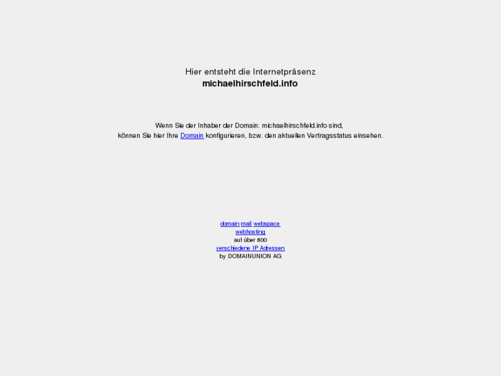 www.michaelhirschfeld.info