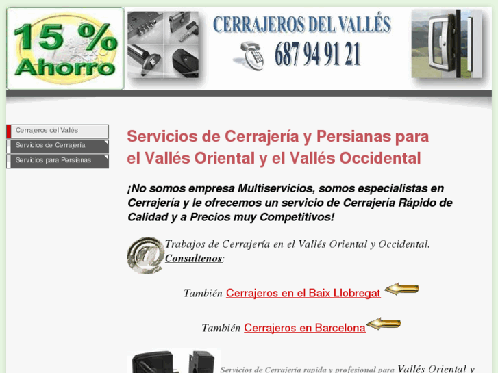 www.cerrajerosdelvalles.es