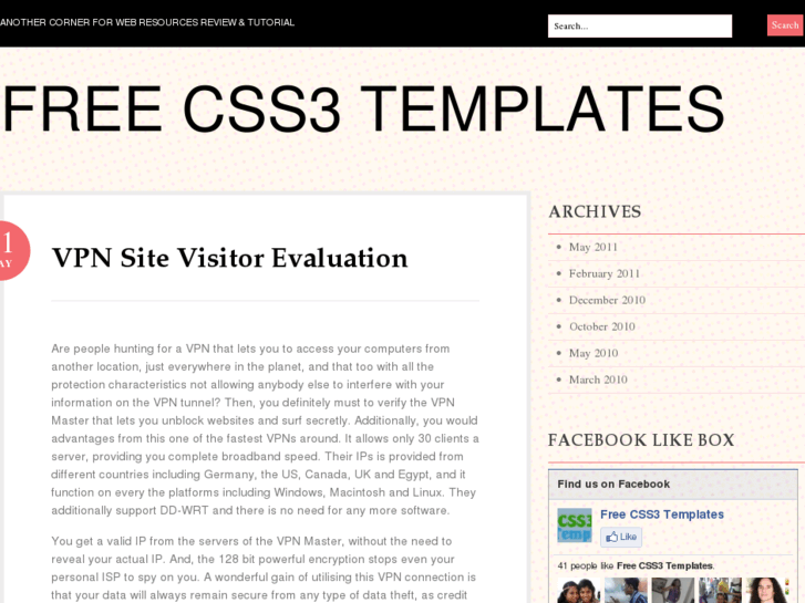 www.freecss3templates.com