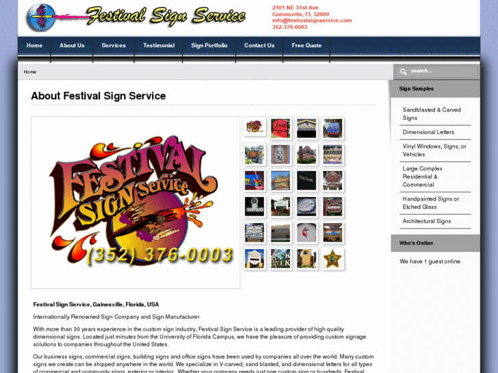 www.festivalsignservice.com