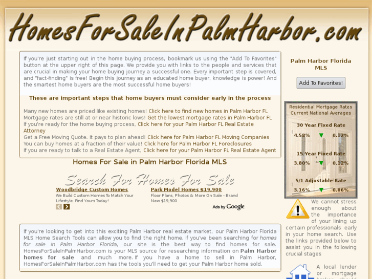 www.homesforsaleinpalmharbor.com