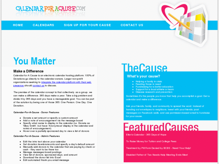 www.calendarforacause.com