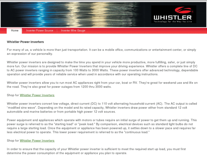 www.whistlerinverters.com