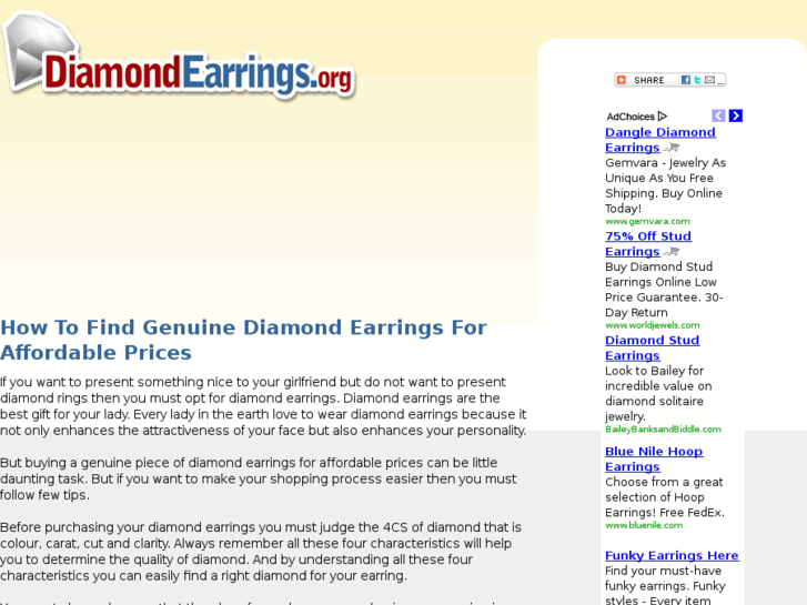www.diamondearrings.org