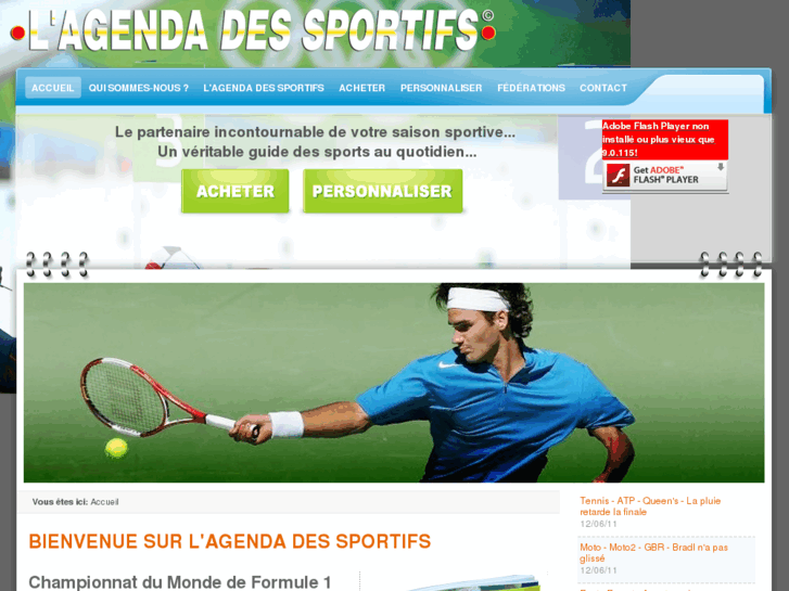 www.agenda-des-sportifs.com