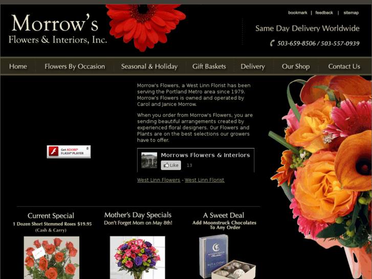 www.morrowsflowers.com