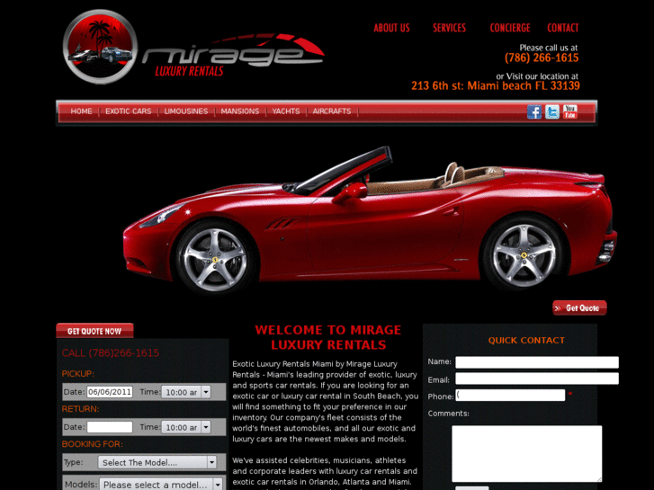 www.mirageluxuryrentals.com