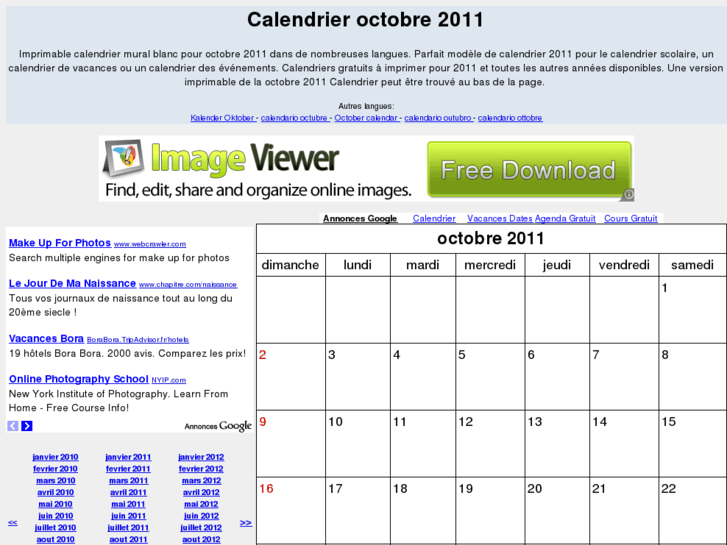 www.calendrieroctobre.com