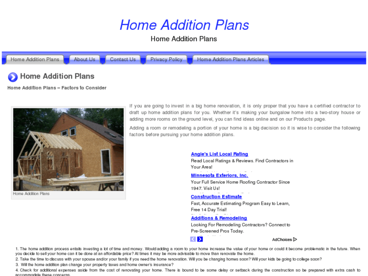 www.homeadditionplans.org