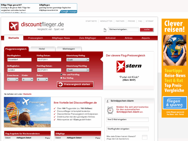 www.billigflieger-lastminute.com