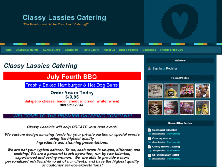 www.classylassiescatering.com