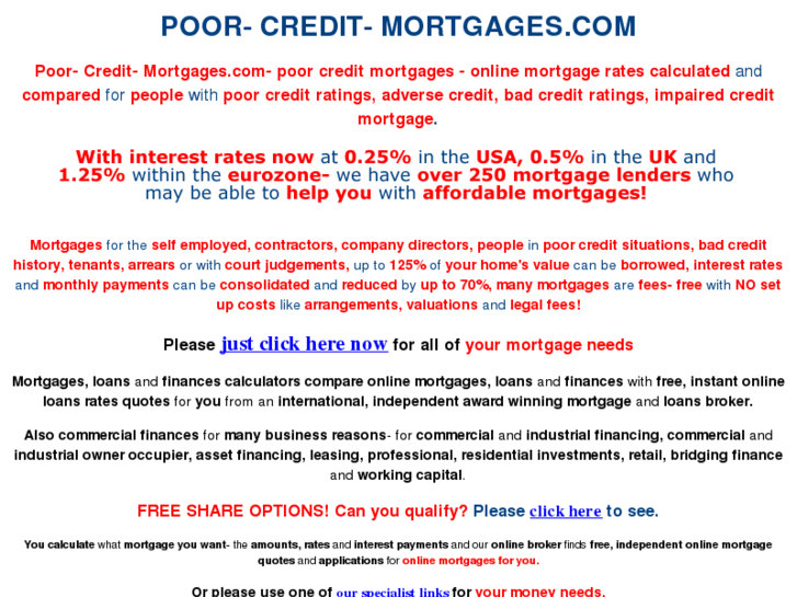 www.poor-credit-mortgages.com