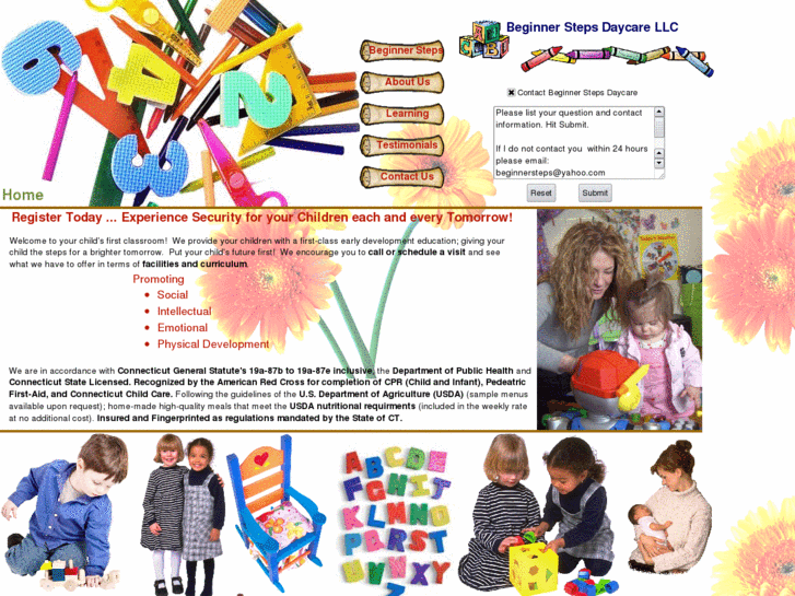 www.beginnerstepsdaycare.com