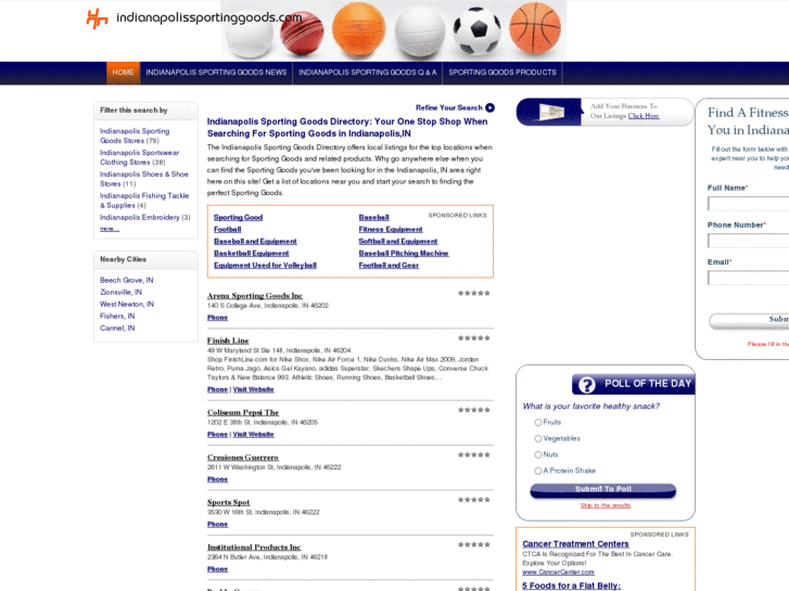 www.indianapolissportinggoods.com