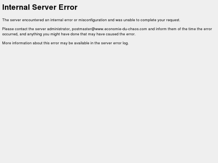 www.economie-du-chaos.com