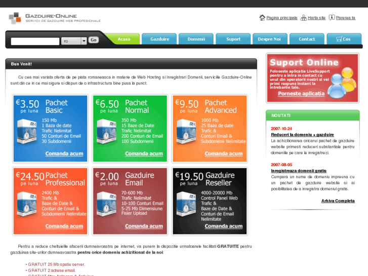 www.gazduire-online.ro