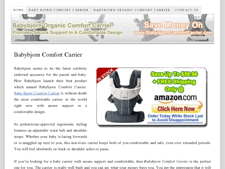 www.babybjorncomfortcarrier.com