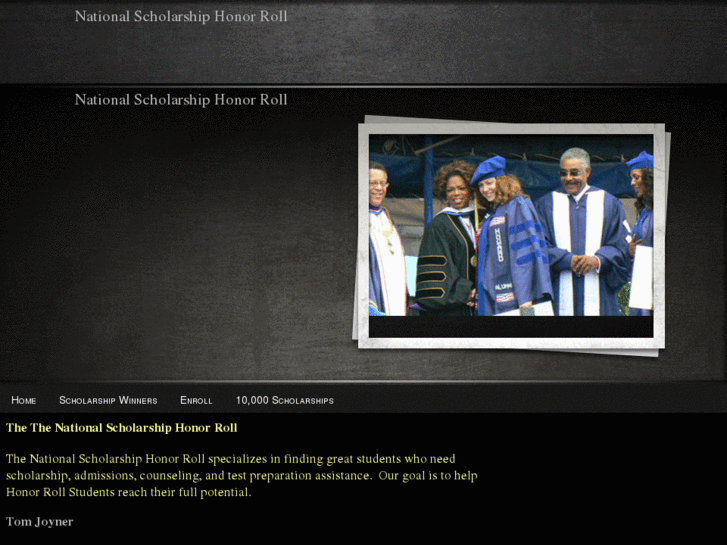 www.nationalscholarshiphonorroll.com