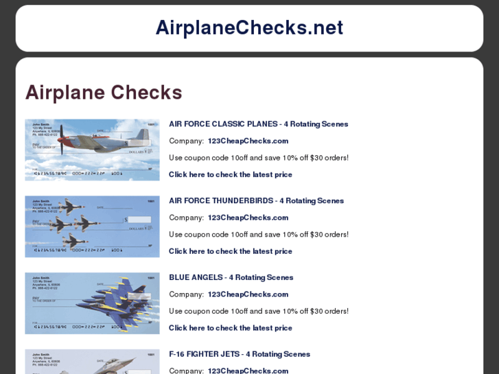 www.airplanechecks.net