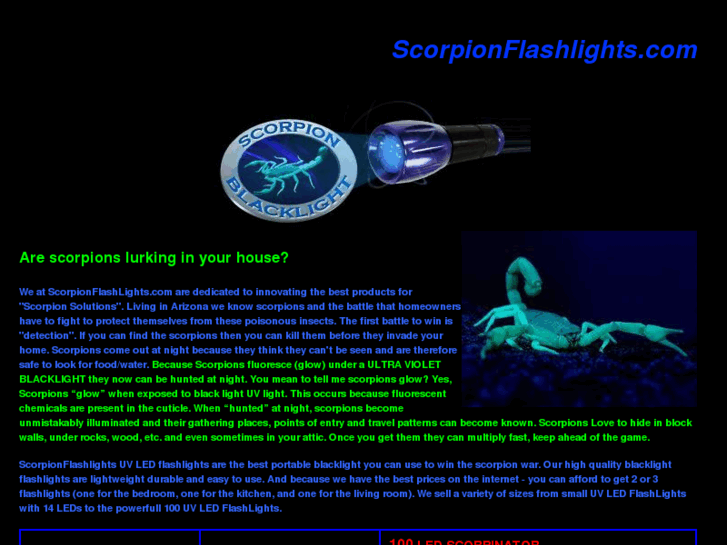 www.scorpionflashlights.com