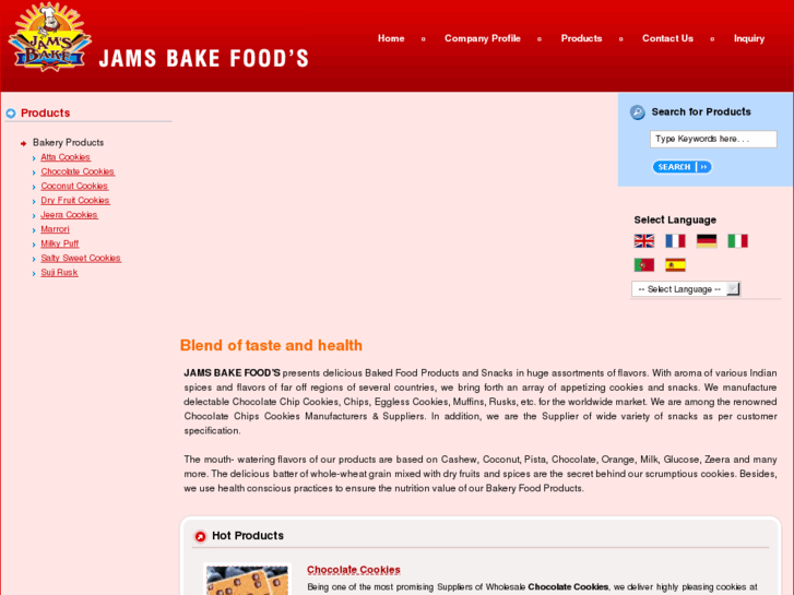 www.jamsbakefoods.com