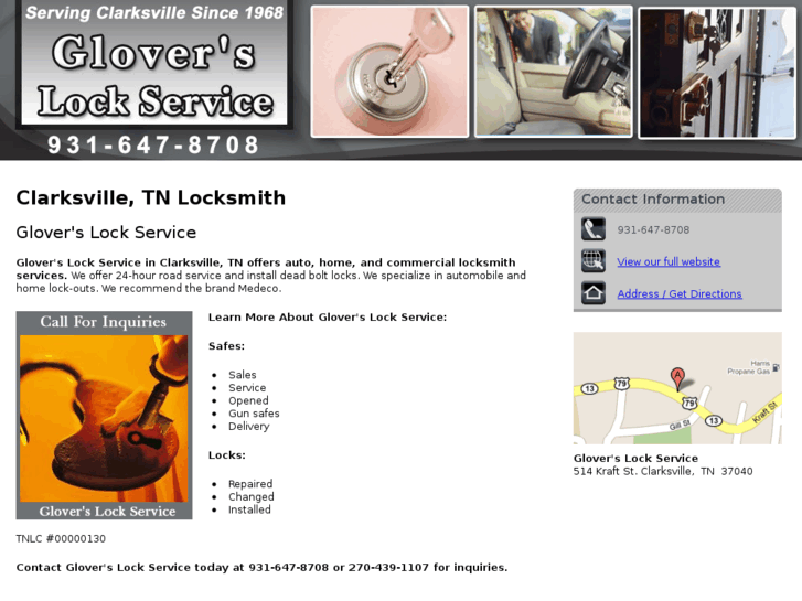 www.gloverslockservice.com