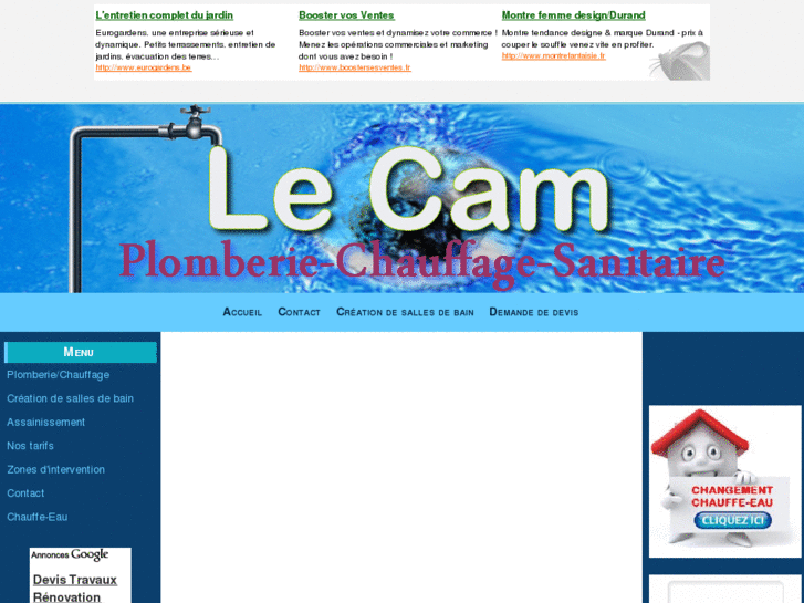 www.lecam-plomberie.com