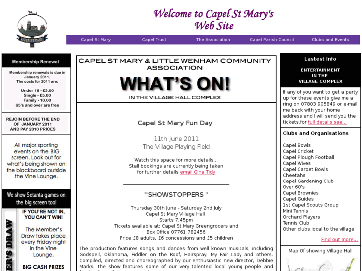 www.capelstmary.org.uk