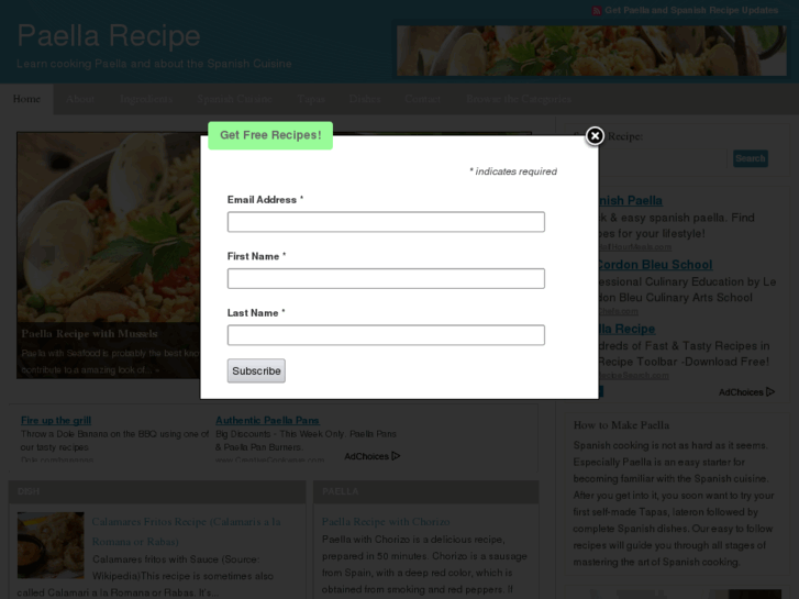 www.paellarecipe.org