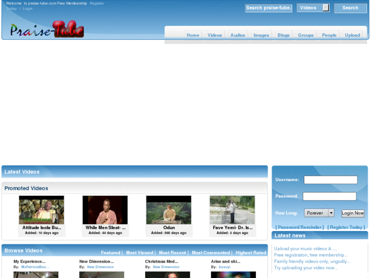 www.praise-tube.com