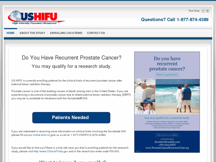www.prostatecancerecurrentrial.org