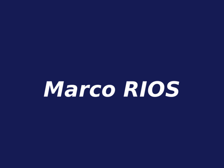 www.marcorios.com