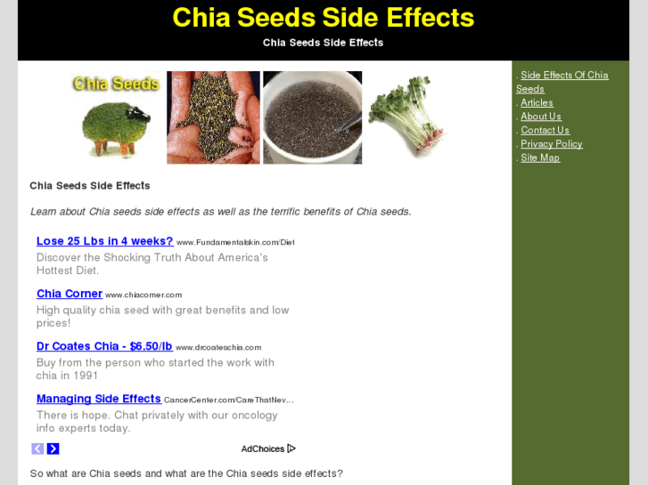 www.chiaseedssideeffects.net