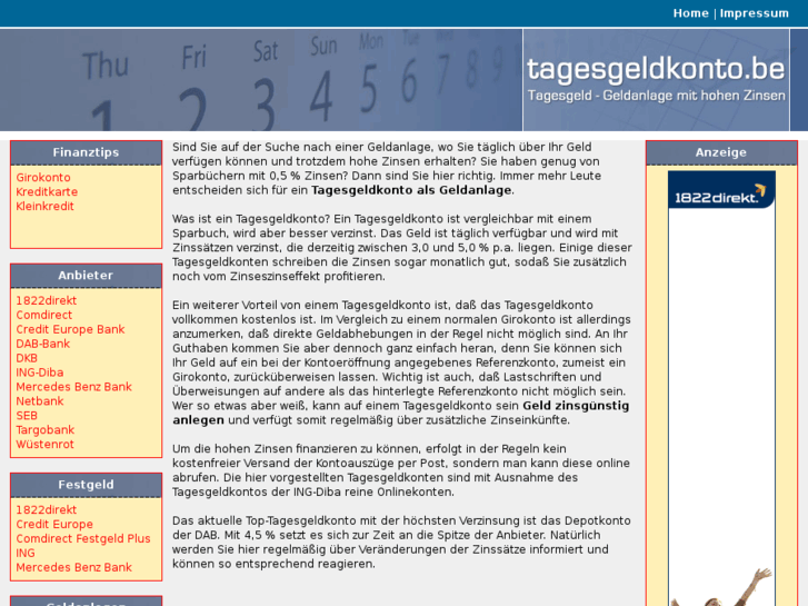 www.tagesgeldkonto.be