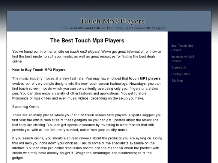 www.touchmp3players.com