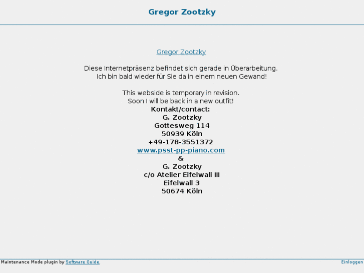 www.gregorzootzky.de