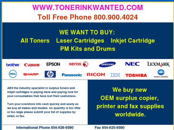 www.tonerinkwanted.com