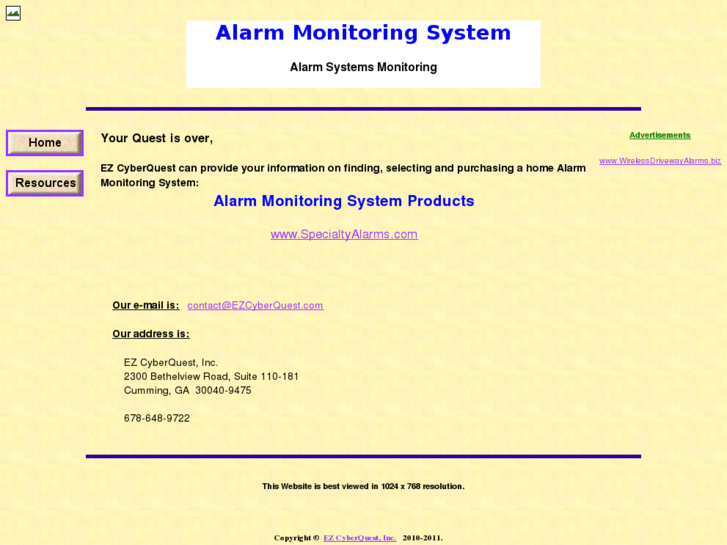 www.alarmmonitoringsystems.biz