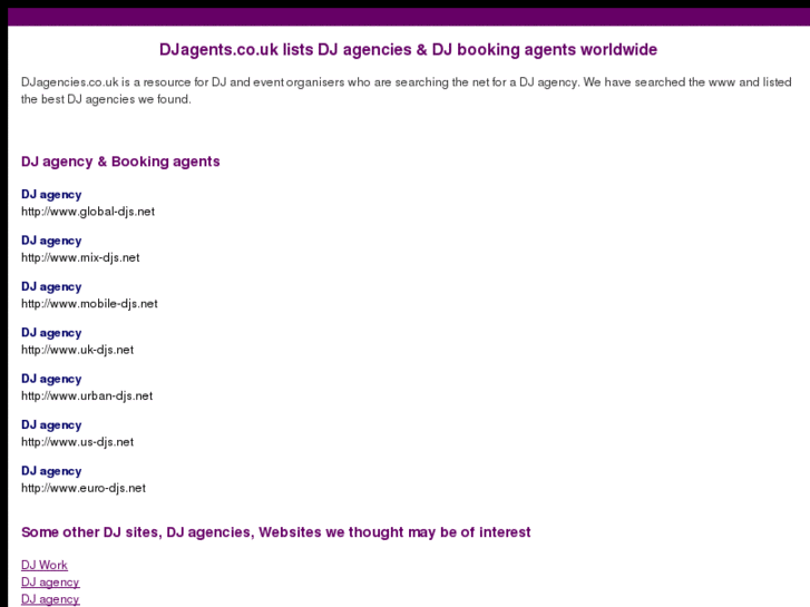 www.djagents.co.uk